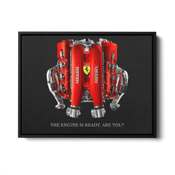 V12 Engine Ready — Canvas Print