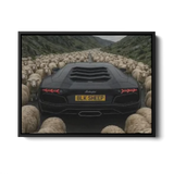 Aventador Blk Sheep — Canvas Print