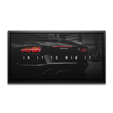 Aventador In It To Win It Panoramic — Canvas Print
