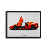 Aventador Lp700 4 Door Open — Black Frame