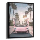 Aventador Pink Palm Trees — Alternate View