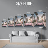 Aventador Pink Palm Trees — Size Guide