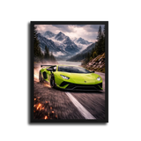 Aventador Svj Green Alps — Black Frame