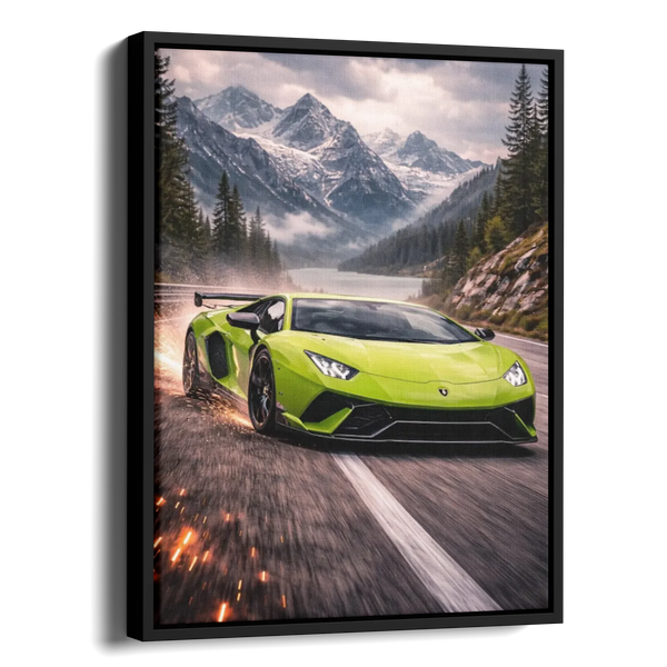 Aventador Svj Green Alps — Alternate View