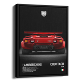 Countach 1974 Rear Specs — Alternate View