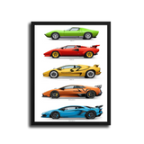 Generations Evolution Poster — Black Frame