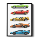Generations Evolution Poster — Canvas Print