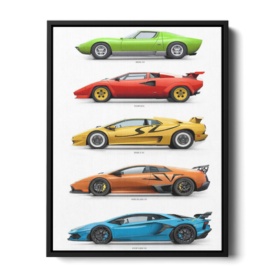 Generations Evolution Poster — Canvas Print