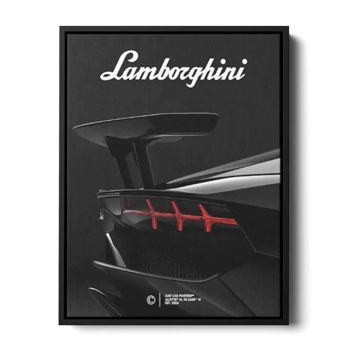 Rear Wing Closeup Poster — Canvas Print