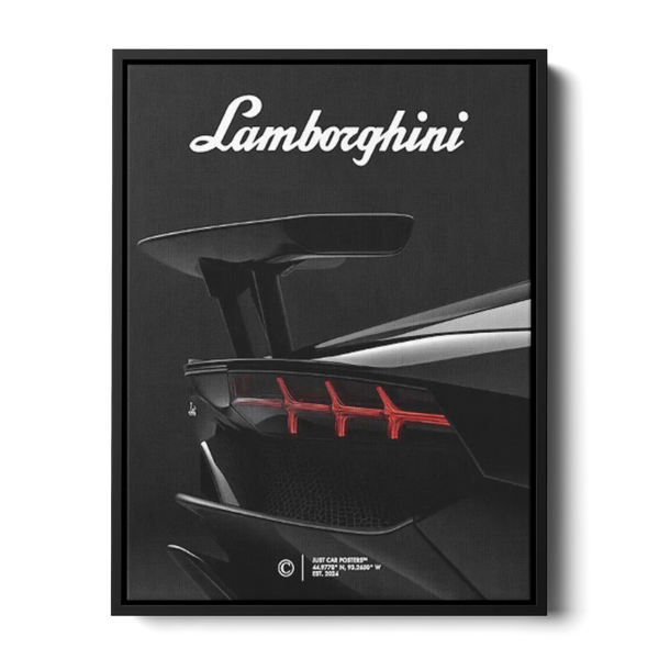 Rear Wing Closeup Poster — Canvas Print