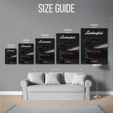 Rear Wing Closeup Poster — Size Guide