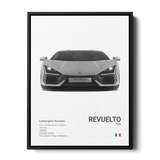 Revuelto 2023 Specs Bw — Canvas Print