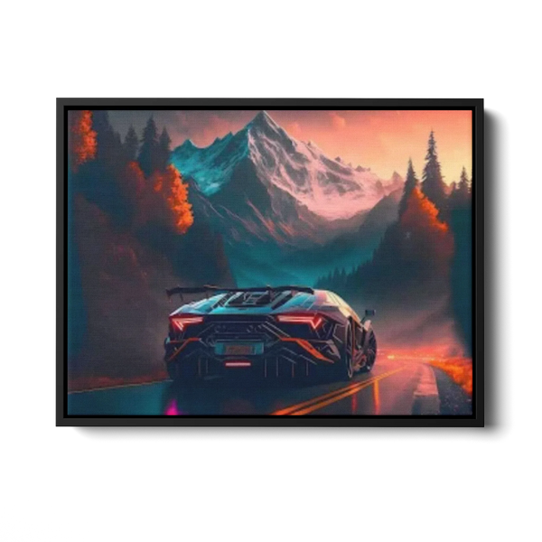 Revuelto Mountain Drive — Canvas Print
