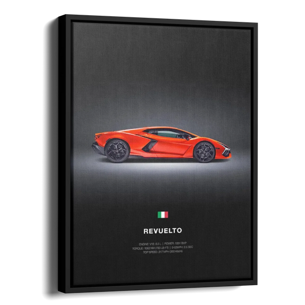 Revuelto Specs Poster — Alternate View