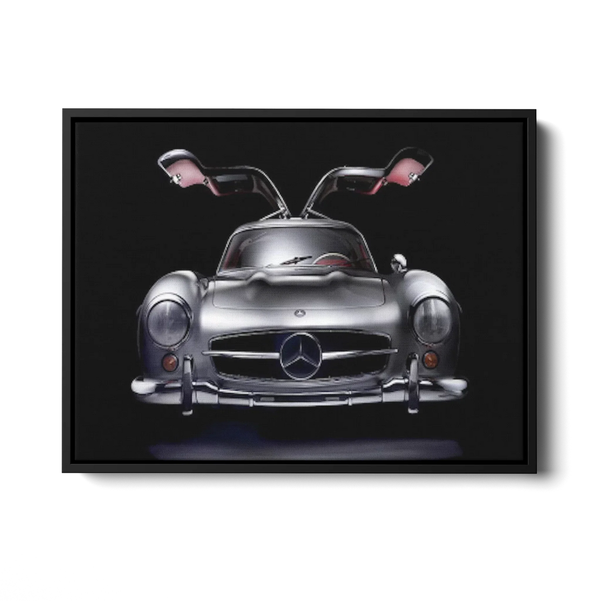 300Sl Gullwing Front Dark — Canvas Print