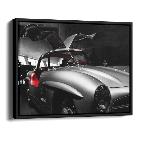 300Sl Gullwing Rear Bw — Alternate View