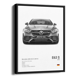 E63S W213 Specs Poster — Alternate View