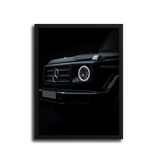 G Wagon Front Closeup Dark — Black Frame
