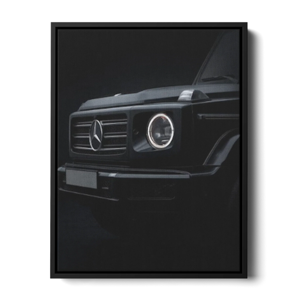G Wagon Front Closeup Dark — Canvas Print