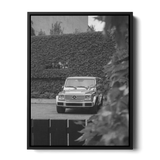G Wagon Garden Bw — Canvas Print