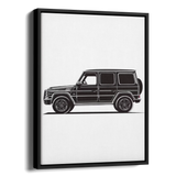 G Wagon Side Line Art — Alternate View