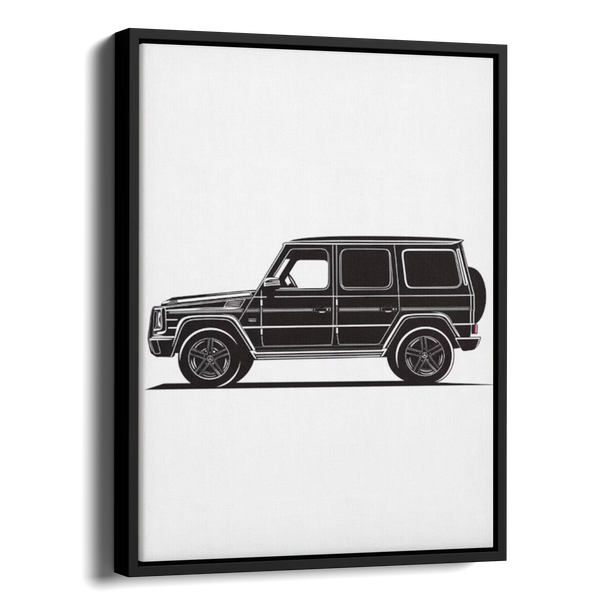 G Wagon Side Line Art — Alternate View