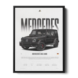 G63 Amg Specs Poster — Canvas Print