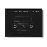 G63 Starts With Dream — Canvas Print