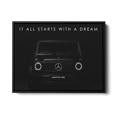 G63 Starts With Dream — Canvas Print