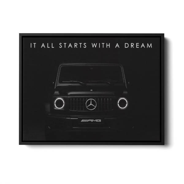 G63 Starts With Dream — Canvas Print