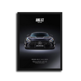 Gt Black Series Poster — Black Frame