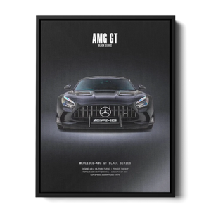 Gt Black Series Poster — Canvas Print