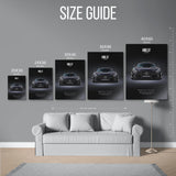 Gt Black Series Poster — Size Guide