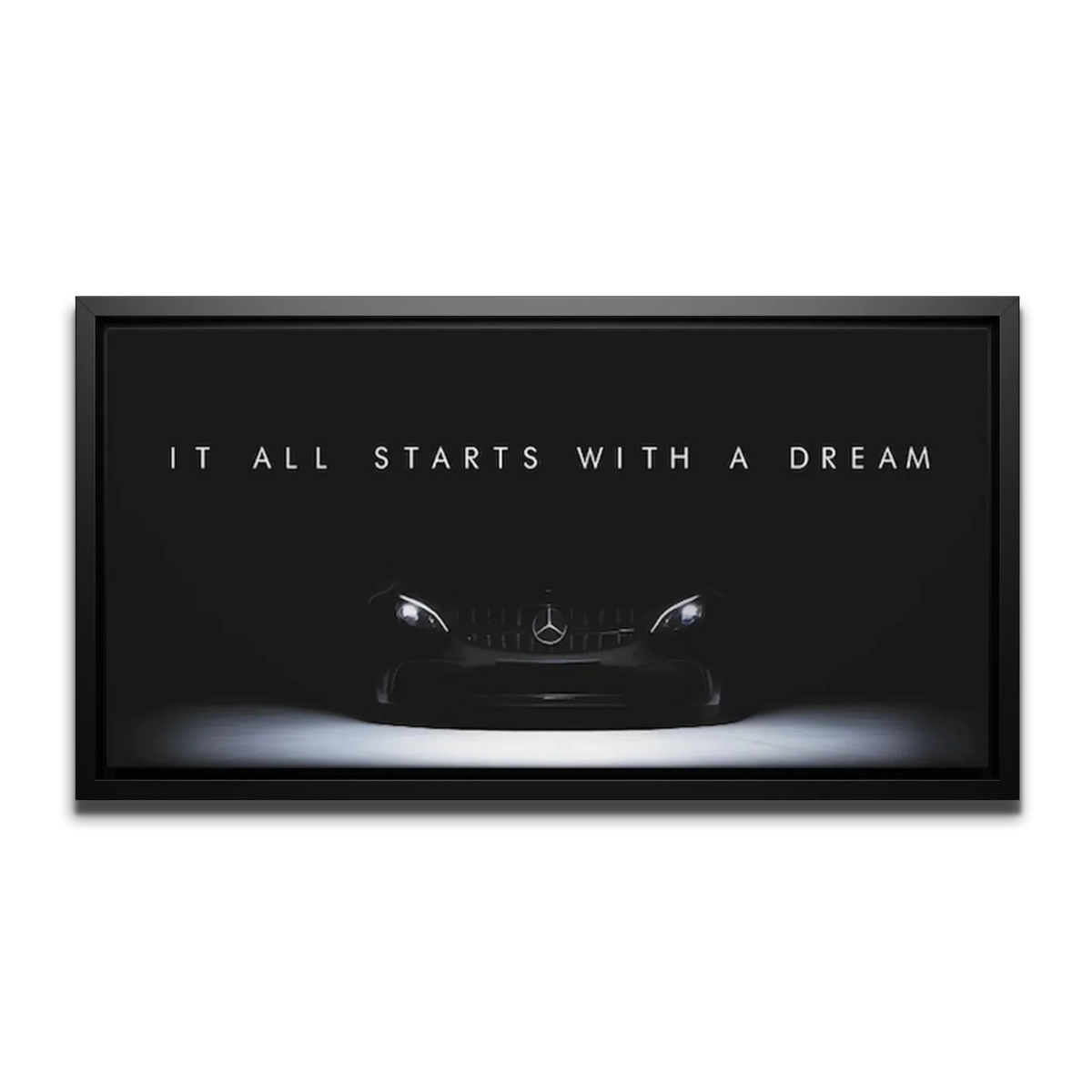 Gt Starts With Dream Panoramic — Canvas Print