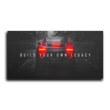 911 Carrera Build Your Legacy Panoramic — Canvas Detail