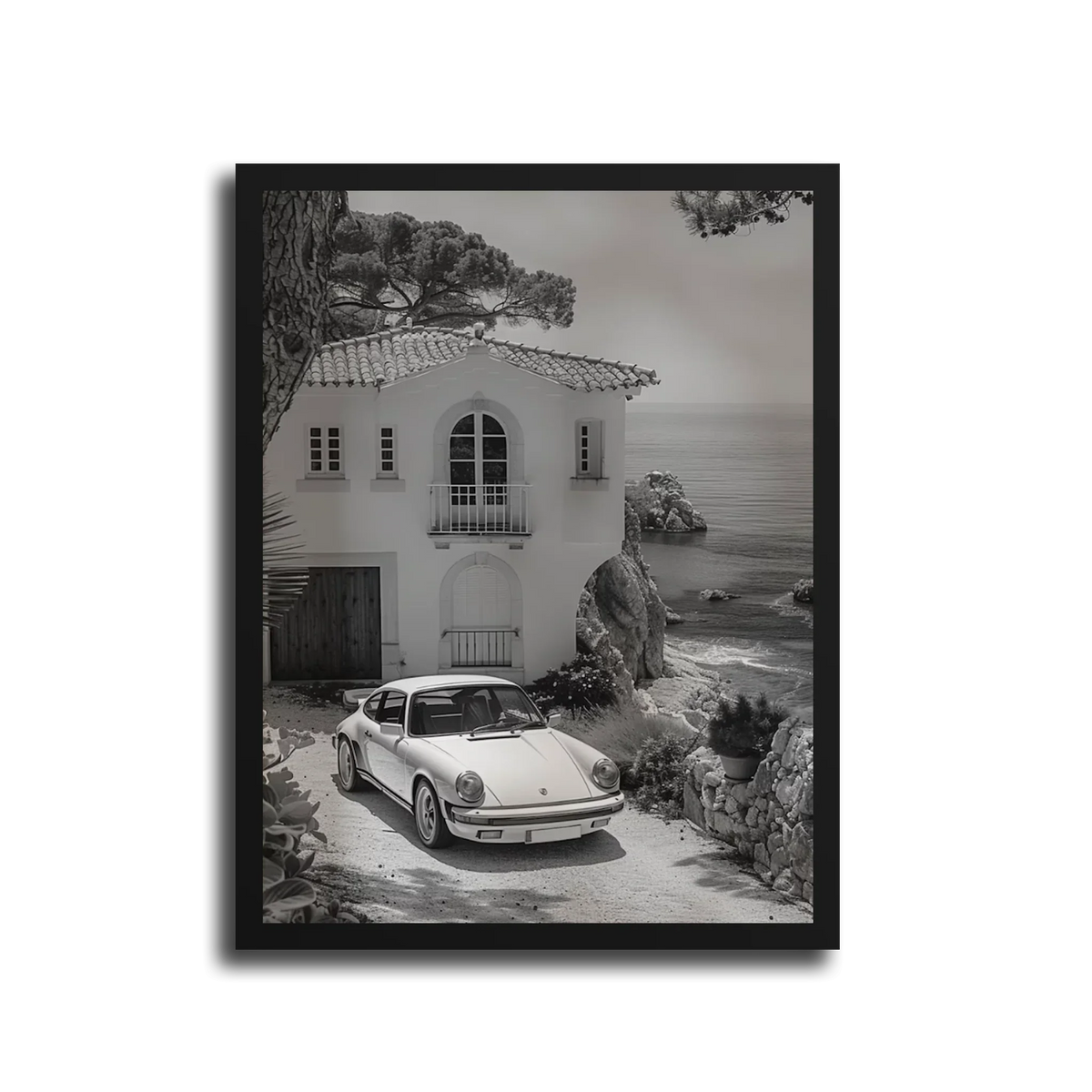 911 Carrera Coastal Villa Bw — Black Frame