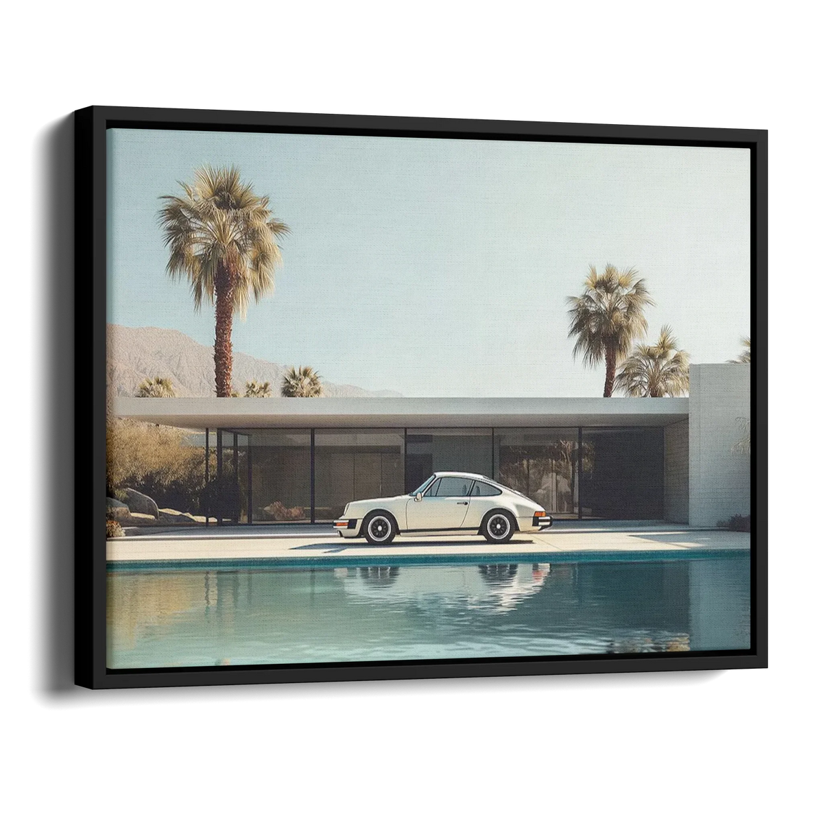 911 Carrera Palm Springs Pool — Alternate View