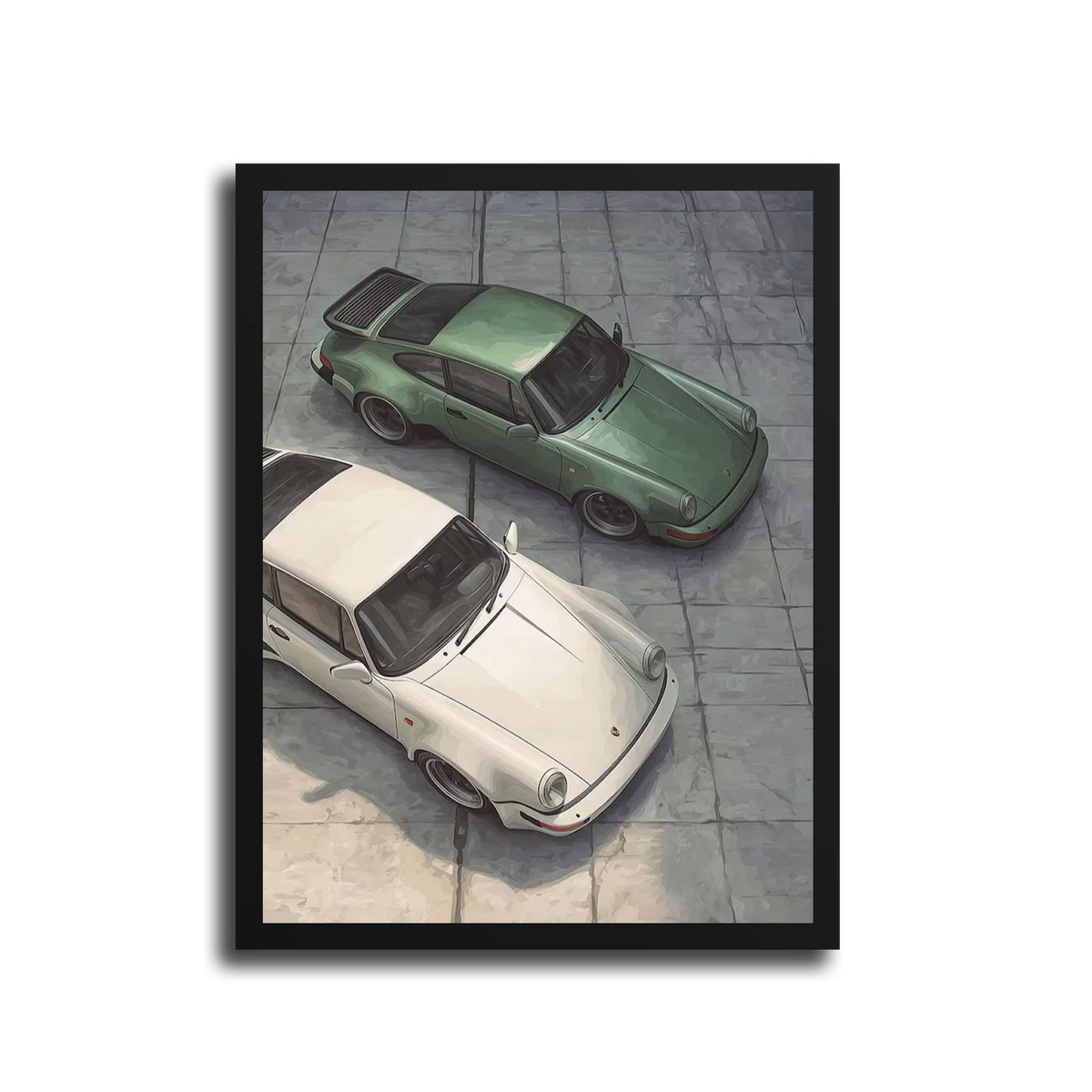 911 Classic Duo Top View — Black Frame
