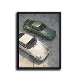 911 Classic Duo Top View — Black Frame
