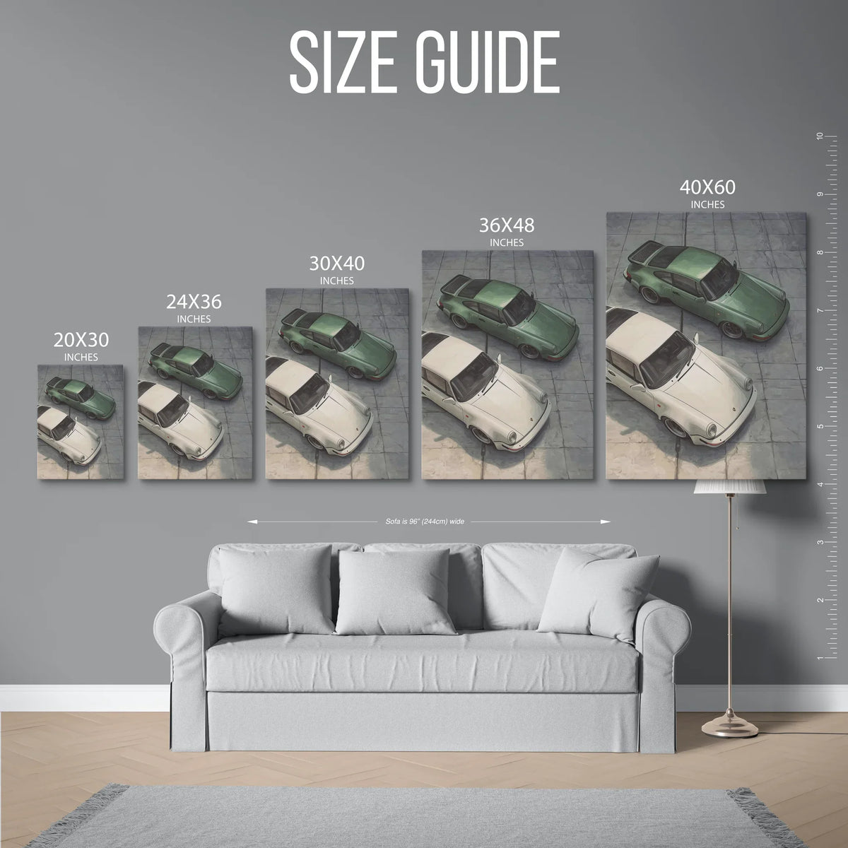911 Classic Duo Top View — Size Guide