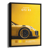 911 Gt2 Rs Yellow Poster — Alternate View