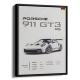 911 Gt3 Rs 2022 Specs Poster — Alternate View