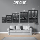 911 Gt3 Rs 2025 Specs Poster — Size Guide