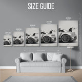 911 Gt3 Rs 992 Sketch Bw — Size Guide