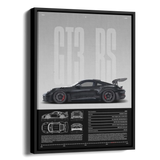 911 Gt3 Rs Blueprint Specs — Alternate View
