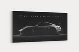 911 Gt3 Rs Starts With Dream Panoramic — Studio View