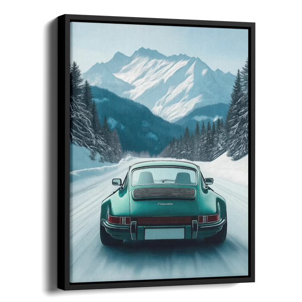 911 Targa Teal Alps Portrait — Alternate View