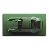 911 Top View Green Panoramic — Canvas Detail