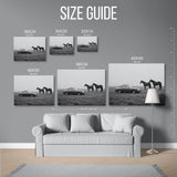 911 With Horses Field Bw — Size Guide