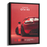 Cayman Gt4 Rs Red Poster — Alternate View